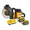 DEWALT DCS691X2 54v Flexvolt 230mm Brushless Cut-Off Saw with 2 x 9ah Batteries