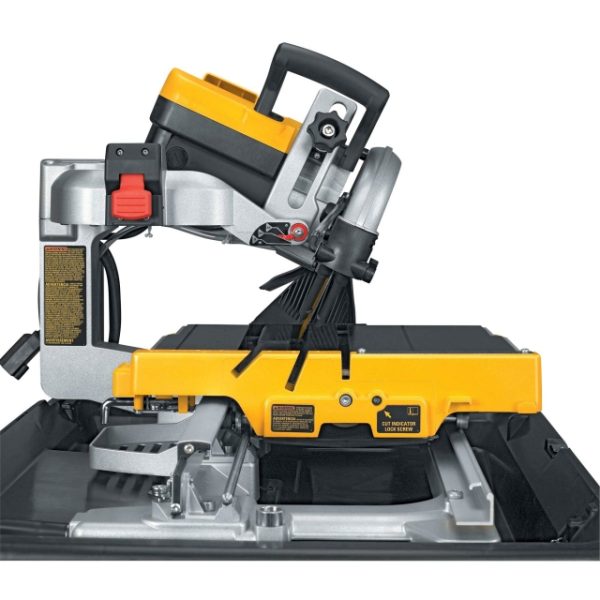 DEWALT D24000L 110V 250mm Wet Tile Saw with Slide Table and Leg Stand - Image 4