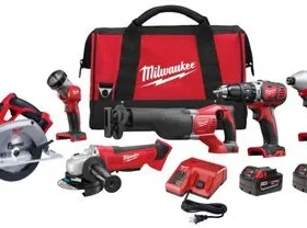 Milwaukee M18 Cordless Lithium-Ion 6-Tool Combo Kit