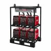 Lincoln Electric 6-Pack Multi-Operator Welder Rack w/ Flextec 350X PowerConnect Multi-Process Power Sources
