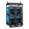 Miller XMT® 650 ArcReach® Polarity Reversing 4-Pack Rack (Fused 460 V, 60 Hz)