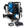 Miller Multimatic 220 Multiprocess Welder w/ Dual Cylinder Cart